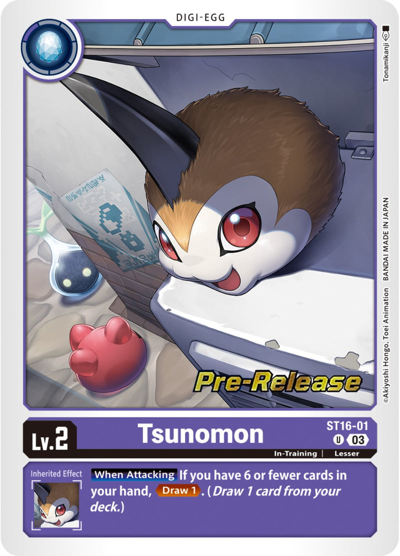 Tsunomon [ST16-01] [Starter Deck: Wolf of Friendship Pre-Release Cards] - Destination Retro