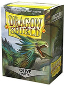Dragon Shield Matte Sleeve - Olive 100ct - Destination Retro