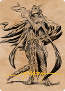 Lozhan, Dragons' Legacy Art Card (Gold-Stamped Signature) [Commander Legends: Battle for Baldur's Gate Art Series] - Destination Retro