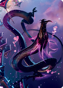 Junji, the Midnight Sky 1 Art Card [Kamigawa: Neon Dynasty Art Series] - Destination Retro
