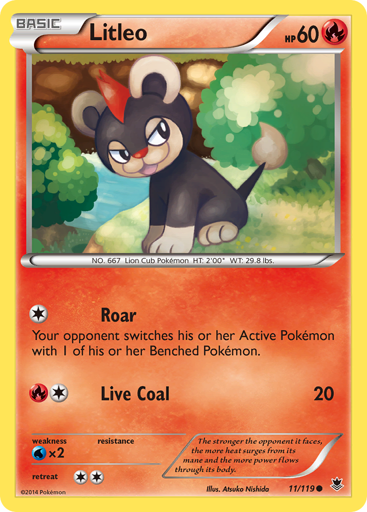 Litleo (11/119) [XY: Phantom Forces] - Destination Retro