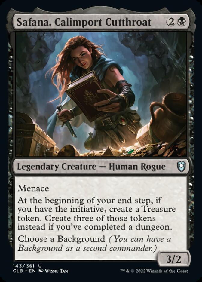 Safana, Calimport Cutthroat [Commander Legends: Battle for Baldur's Gate] - Destination Retro