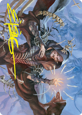 Valentin, Dean of the Vein Art Card (Gold-Stamped Signature) [Strixhaven: School of Mages Art Series] - Destination Retro