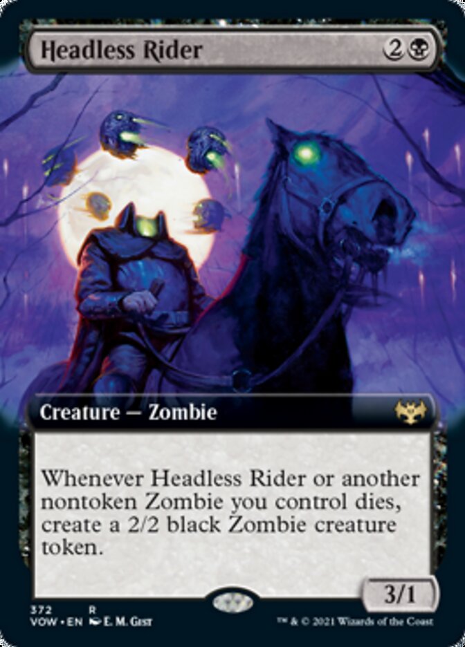 Headless Rider (Extended) [Innistrad: Crimson Vow] - Destination Retro