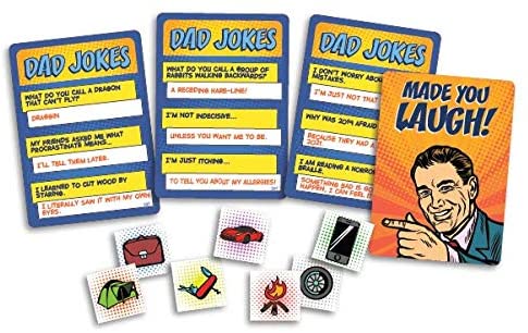 Dad Joke Face-Off 2nd Edition - Keep a Straight Face in This Hilarious Party Game - Destination Retro