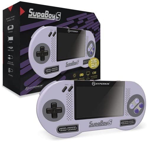 SupaBoy S (Portable Handheld Super Nintendo Console, AV Output, Plays Cartridges!) - Destination Retro