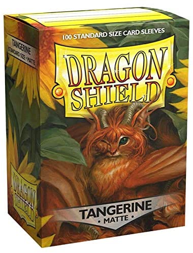 Dragon Shield Matte Sleeve - Tangerine 100ct - Destination Retro