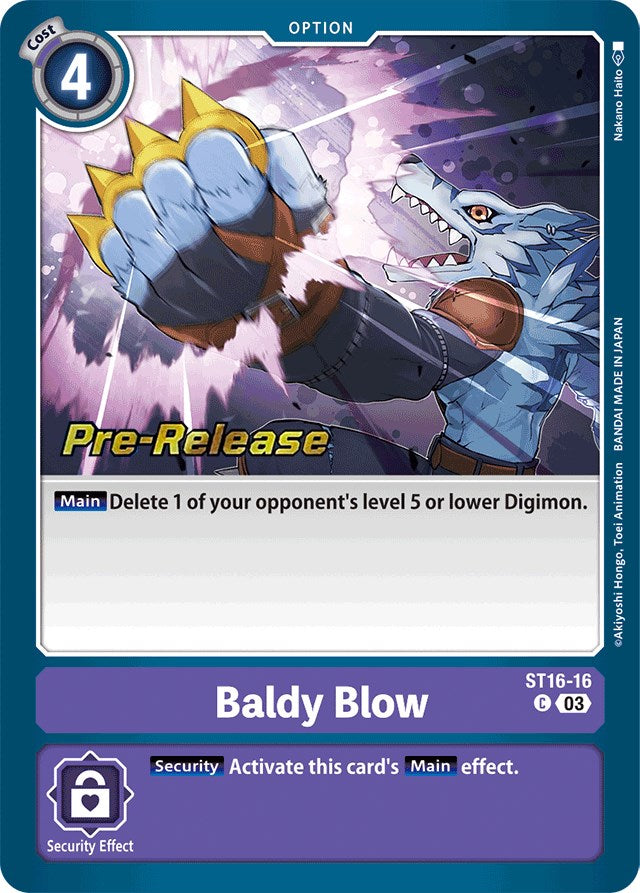 Baldy Blow [ST16-16] [Starter Deck: Wolf of Friendship Pre-Release Cards] - Destination Retro