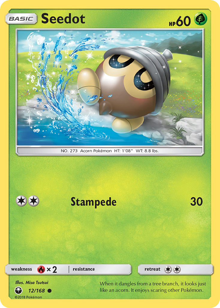 Seedot (12/168) [Sun & Moon: Celestial Storm] - Destination Retro