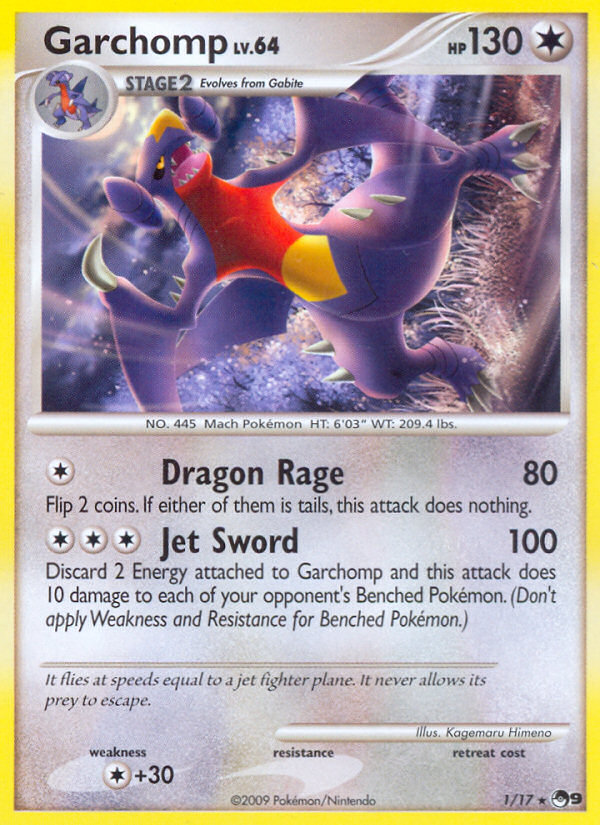 Garchomp (1/17) [POP Series 9] - Destination Retro