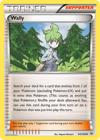 Wally (94/108) [XY: Roaring Skies] - Destination Retro