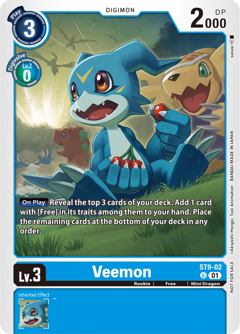 Veemon [ST9-02] (NYCC 2023 Demo Deck) [Starter Deck: Ultimate Ancient Dragon] - Destination Retro
