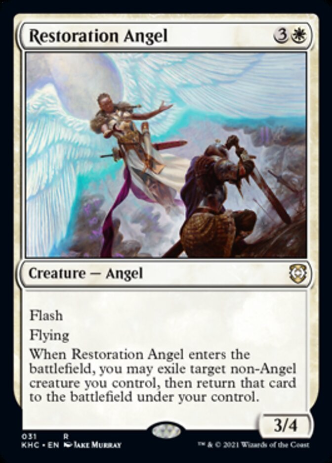 Restoration Angel [Kaldheim Commander] - Destination Retro