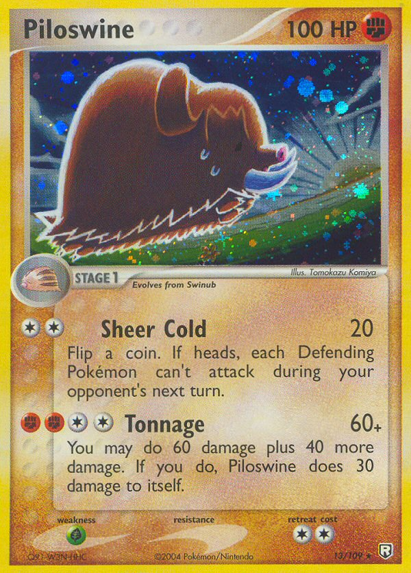 Piloswine (13/109) [EX: Team Rocket Returns] - Destination Retro