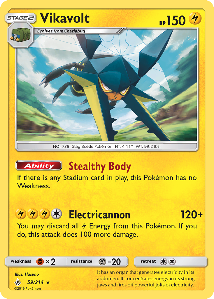 Vikavolt (59/214) [Sun & Moon: Unbroken Bonds] - Destination Retro