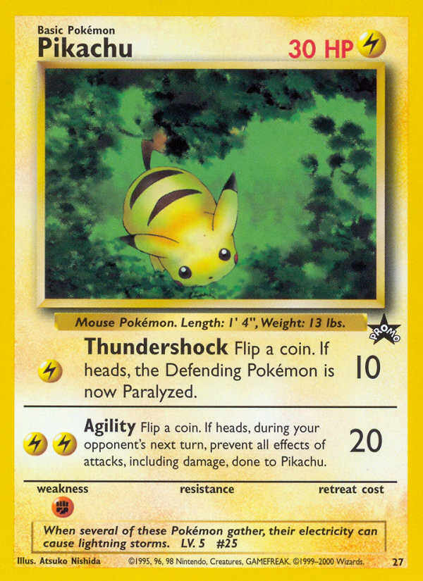 Pikachu (27) [Wizards: Black Star Promos] - Destination Retro