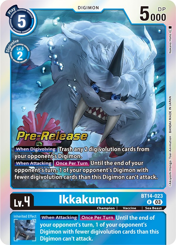 Ikkakumon [BT14-023] [Blast Ace Pre-Release Cards] - Destination Retro