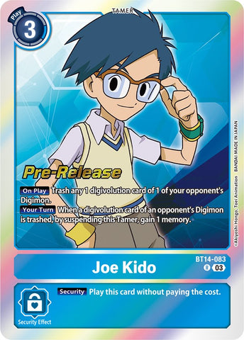 Joe Kido [BT14-083] [Blast Ace Pre-Release Cards] - Destination Retro