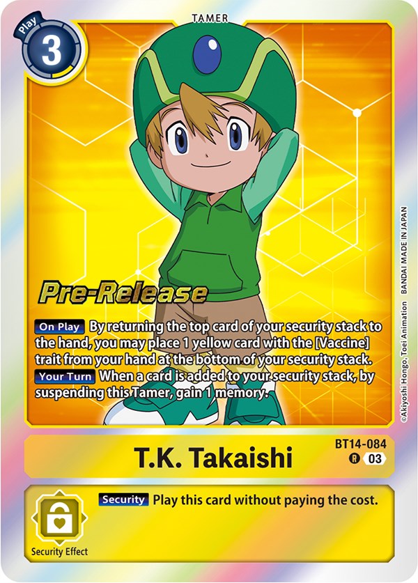T.K. Takaishi [BT14-084] [Blast Ace Pre-Release Cards] - Destination Retro