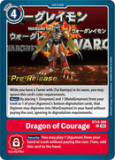 Dragon of Courage [BT14-090] [Blast Ace Pre-Release Cards] - Destination Retro