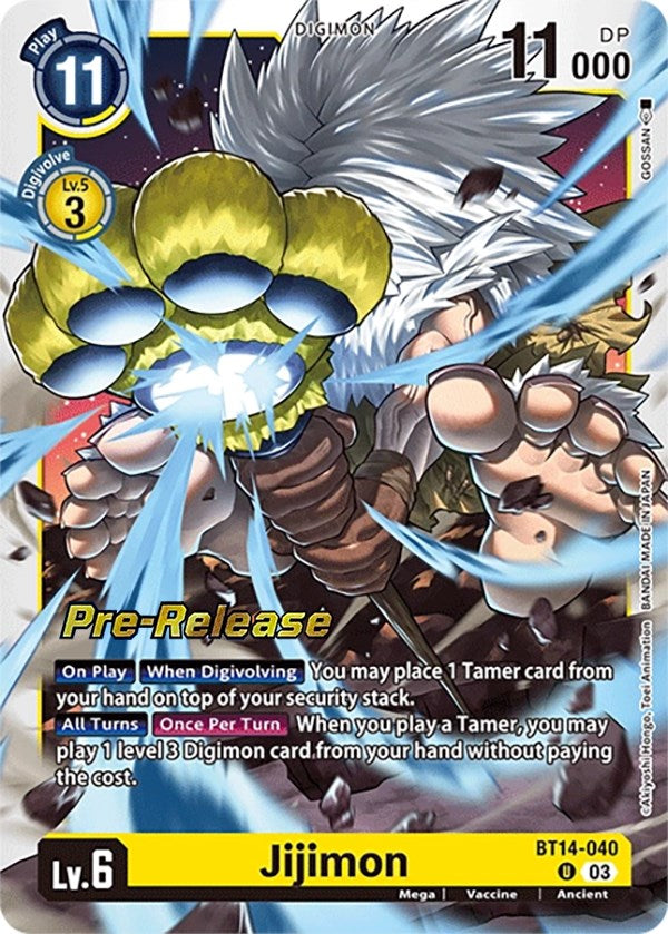 Jijimon [BT14-040] [Blast Ace Pre-Release Cards] - Destination Retro