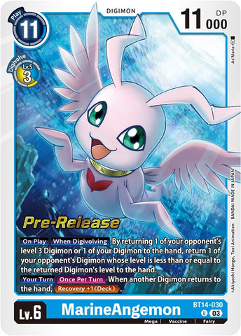 MarineAngemon [BT14-030] [Blast Ace Pre-Release Cards] - Destination Retro