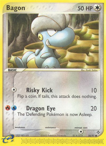 Bagon (50/97) [EX: Dragon] - Destination Retro