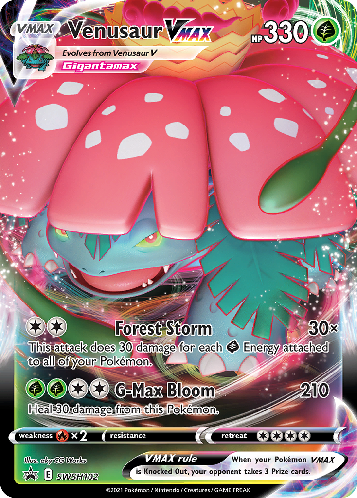 Venusaur VMAX (SWSH102) [Sword & Shield: Black Star Promos] - Destination Retro