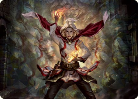 Delina, Wild Mage Art Card [Dungeons & Dragons: Adventures in the Forgotten Realms Art Series] - Destination Retro