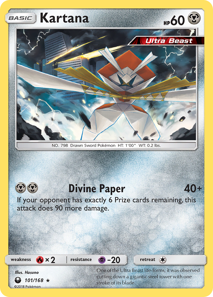 Kartana (101/168) [Sun & Moon: Celestial Storm] - Destination Retro
