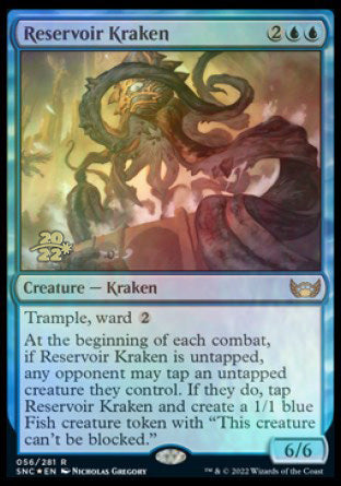 Reservoir Kraken [Streets of New Capenna Prerelease Promos] - Destination Retro