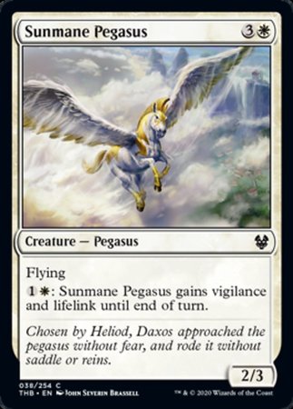 Sunmane Pegasus [Theros Beyond Death] - Destination Retro
