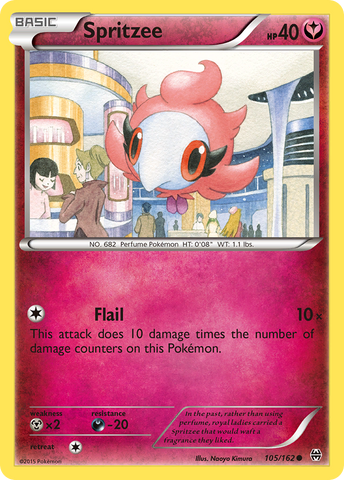 Spritzee (105/162) [XY: BREAKthrough] - Destination Retro