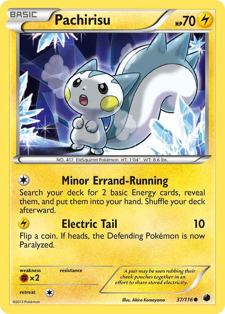 Pachirisu (37/116) [Black & White: Plasma Freeze] - Destination Retro
