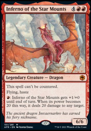 Inferno of the Star Mounts (Promo Pack) [Dungeons & Dragons: Adventures in the Forgotten Realms Promos] - Destination Retro