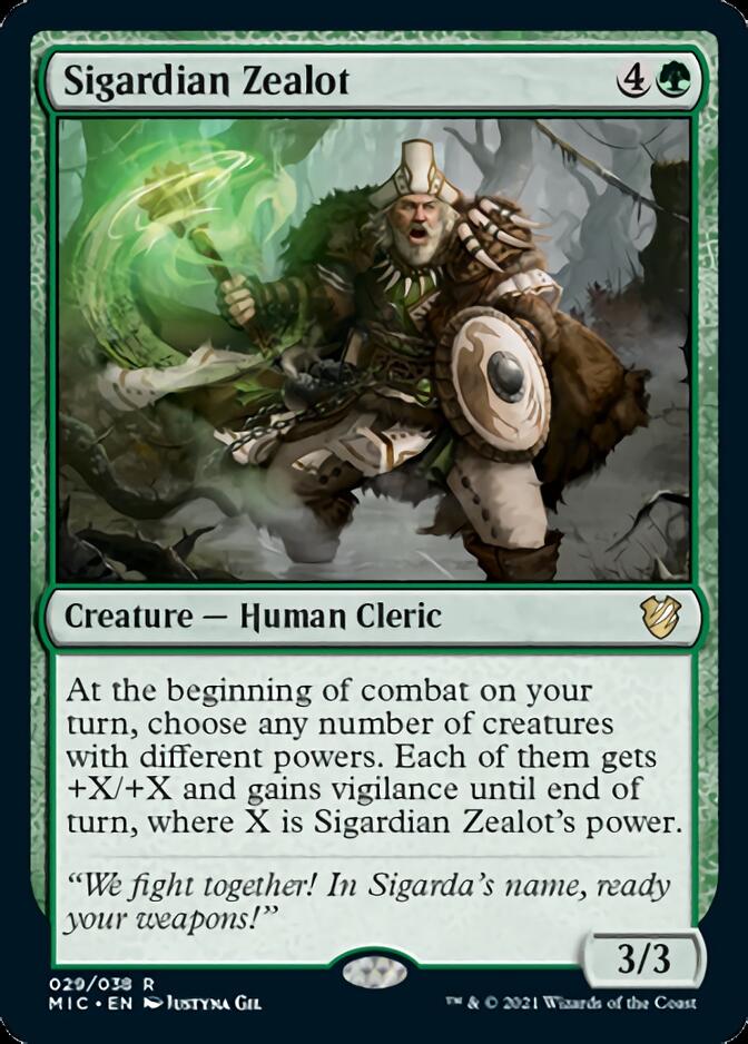 Sigardian Zealot [Innistrad: Midnight Hunt Commander] - Destination Retro