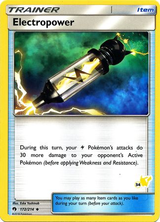 Electropower (34/60) [Battle Academy: Pikachu Deck] - Destination Retro