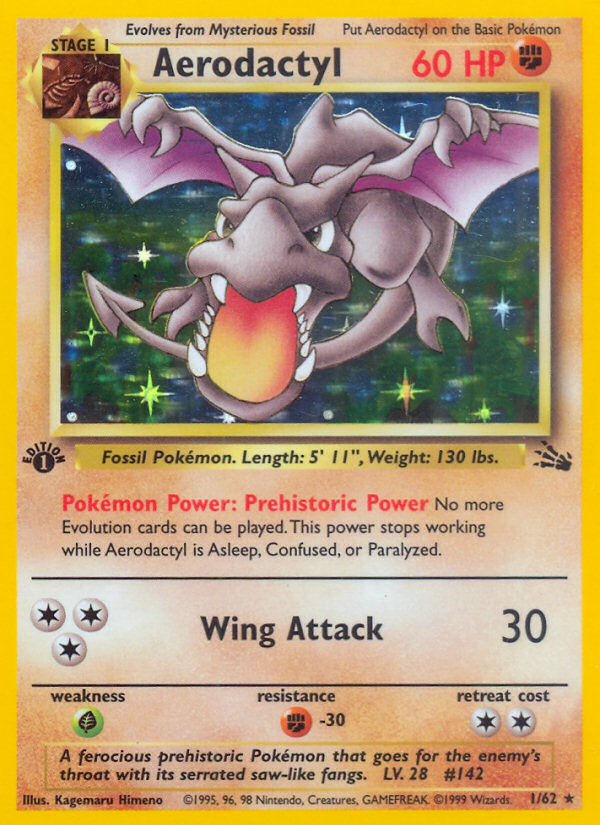 Aerodactyl (1/62) [Fossil 1st Edition] - Destination Retro