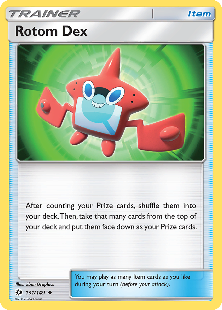 Rotom Dex (131/149) [Sun & Moon: Base Set] - Destination Retro