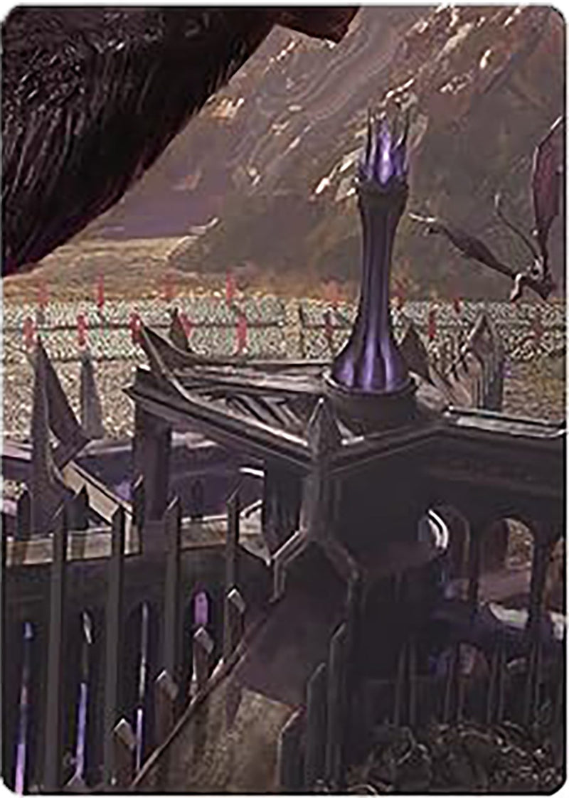 Minas Morgul, Dark Fortress Art Card [The Lord of the Rings: Tales of Middle-earth Art Series] - Destination Retro