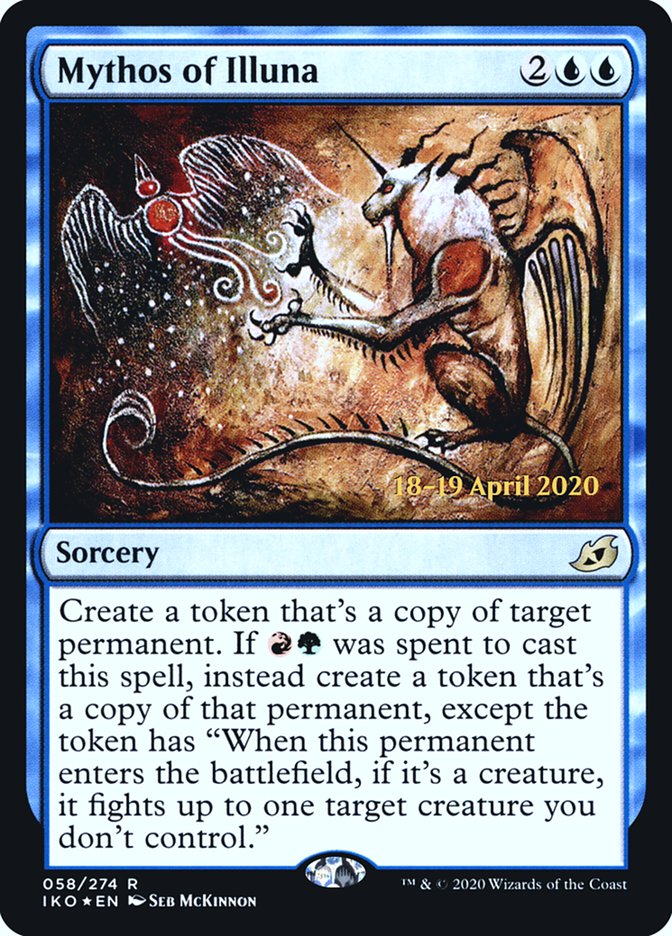 Mythos of Illuna [Ikoria: Lair of Behemoths Prerelease Promos] - Destination Retro