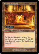 Sacred Foundry (Retro) (Serialized) [Ravnica Remastered] - Destination Retro