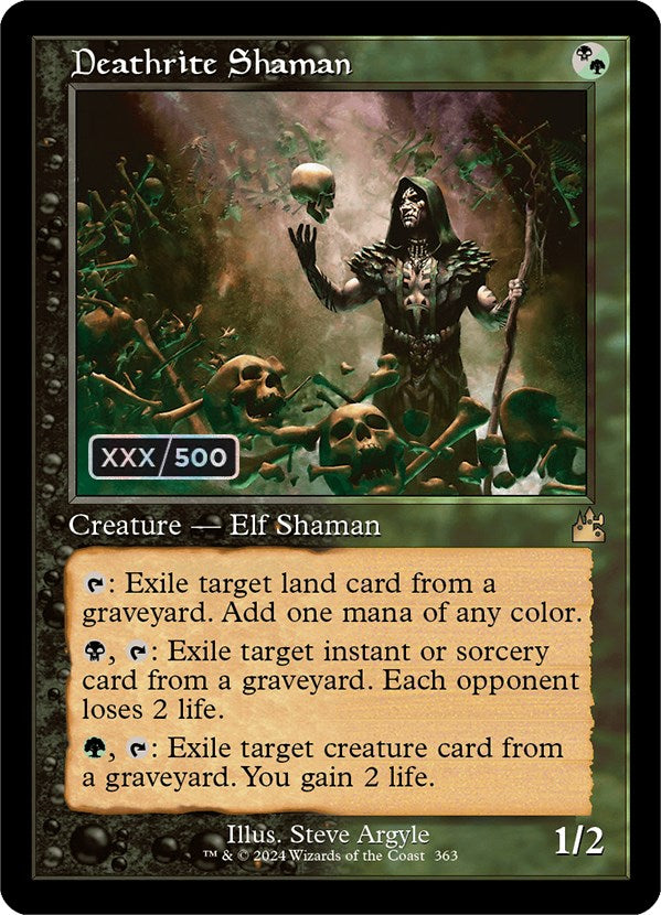 Deathrite Shaman (Retro) (Serialized) [Ravnica Remastered] - Destination Retro