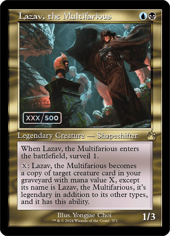 Lazav, the Multifarious (Retro) (Serialized) [Ravnica Remastered] - Destination Retro