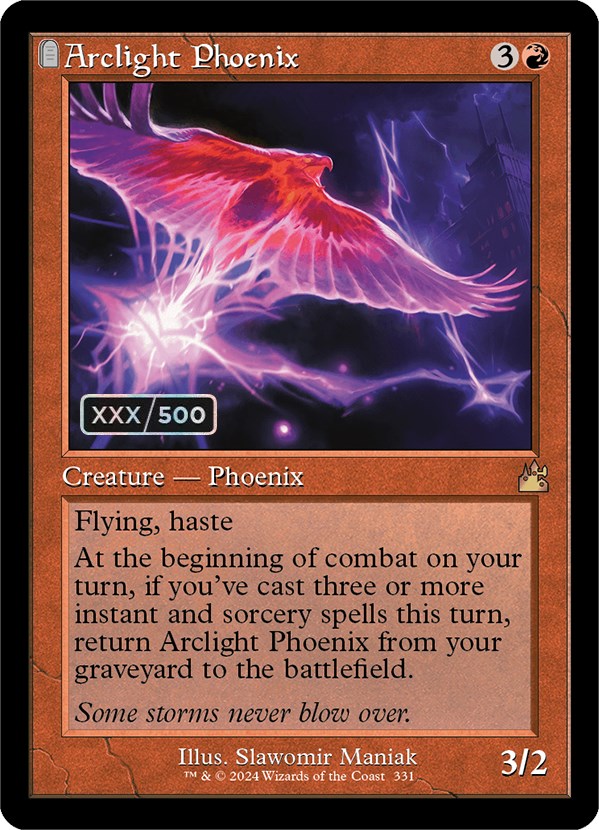 Arclight Phoenix (Retro) (Serialized) [Ravnica Remastered] - Destination Retro