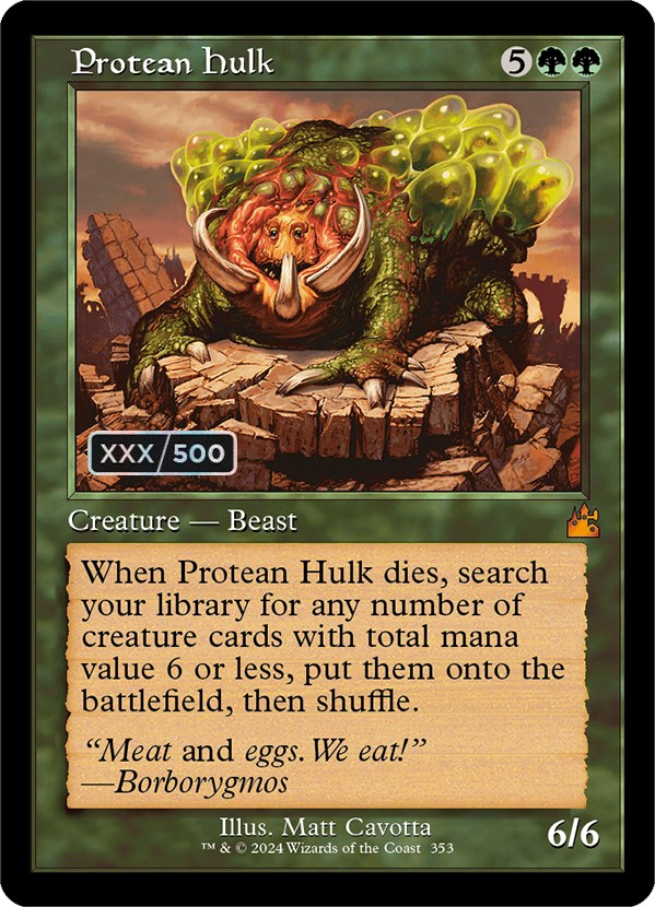Protean Hulk (Retro) (Serialized) [Ravnica Remastered] - Destination Retro