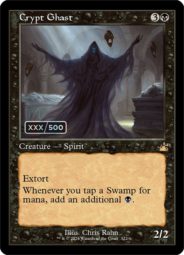 Crypt Ghast (Retro) (Serialized) [Ravnica Remastered] - Destination Retro