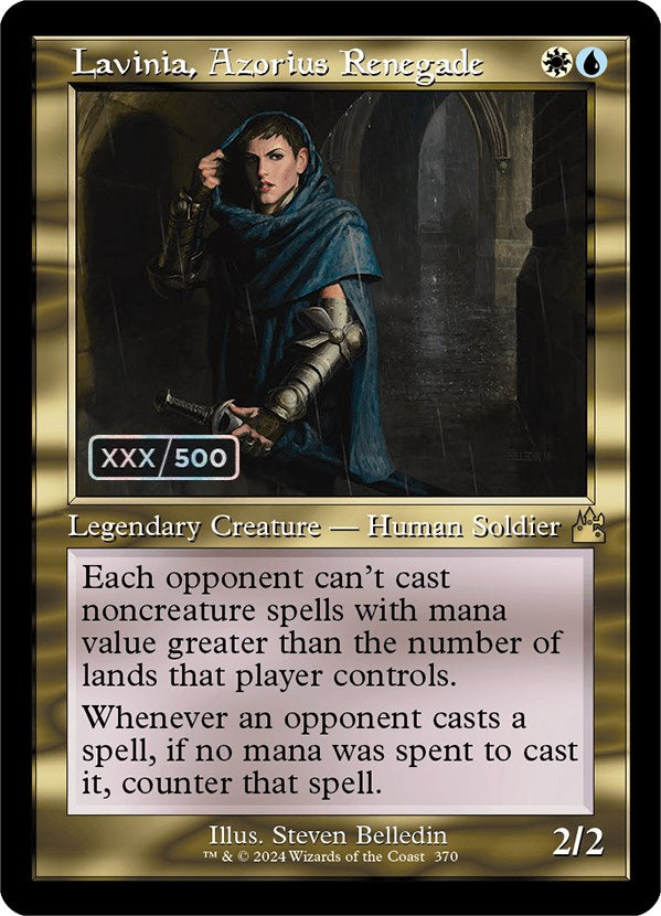 Lavinia, Azorius Renegade (Retro) (Serialized) [Ravnica Remastered] - Destination Retro