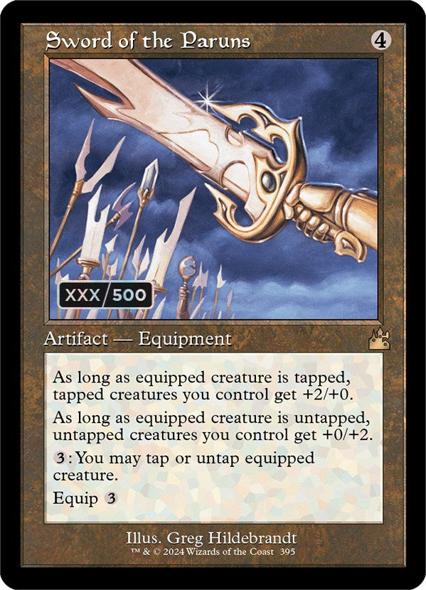 Sword of the Paruns (Retro) (Serialized) [Ravnica Remastered] - Destination Retro
