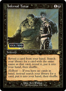 Infernal Tutor (Retro) (Serialized) [Ravnica Remastered] - Destination Retro
